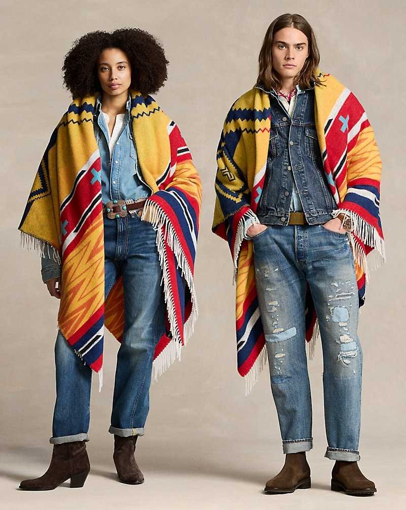 Chamarras Ralph Lauren PRL x Naiomi Glasses Blanket Hombre Naranjas | XSZWGLT-80 - vista 1