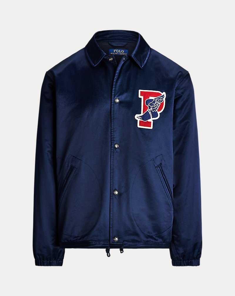 Chamarras Ralph Lauren P-Wing Sateen Coach's Hombre Azul Marino | NVOHAJQ-59 - vista 2