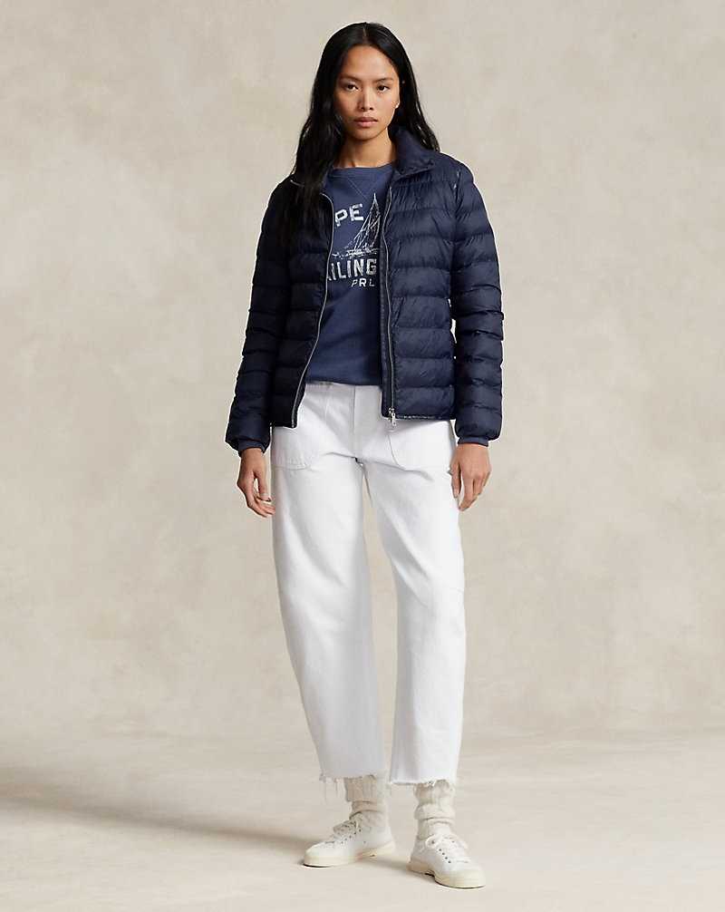 Chamarras Ralph Lauren Packable Quilted Mujer Azul Marino | TQYGSEL-30 - vista 3