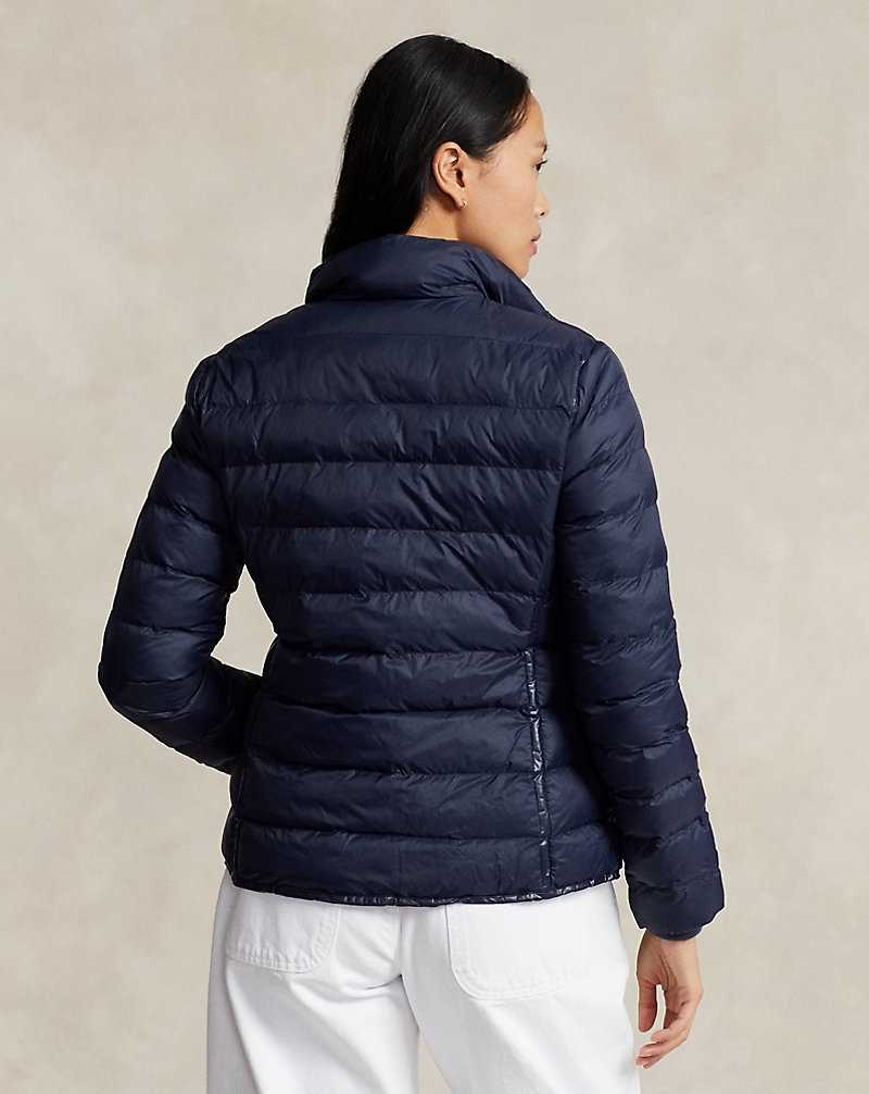 Chamarras Ralph Lauren Packable Quilted Mujer Azul Marino | TQYGSEL-30 - vista 4