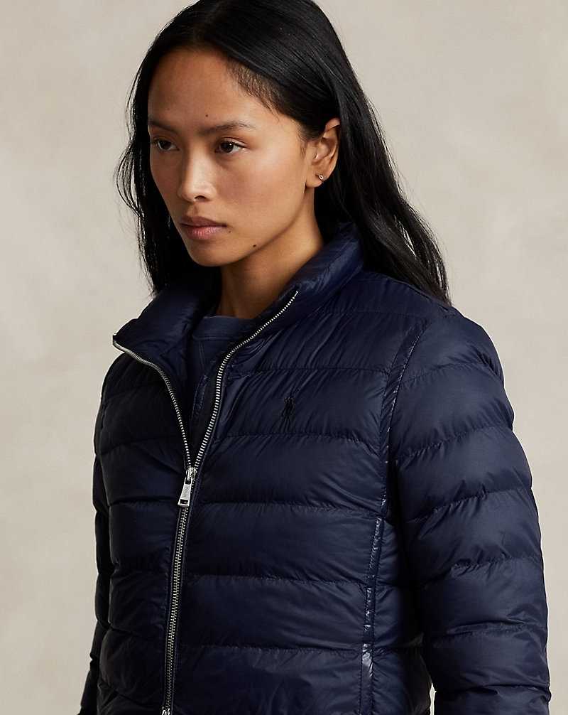 Chamarras Ralph Lauren Packable Quilted Mujer Azul Marino | TQYGSEL-30 - vista 5