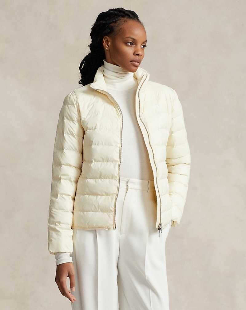 Chamarras Ralph Lauren Packable Quilted Mujer Creme | TISUQJW-86 - vista 1