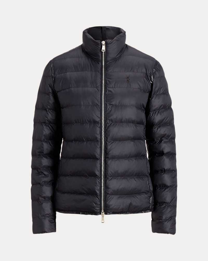 Chamarras Ralph Lauren Packable Quilted Mujer Negros | EAISVMY-10 - vista 2