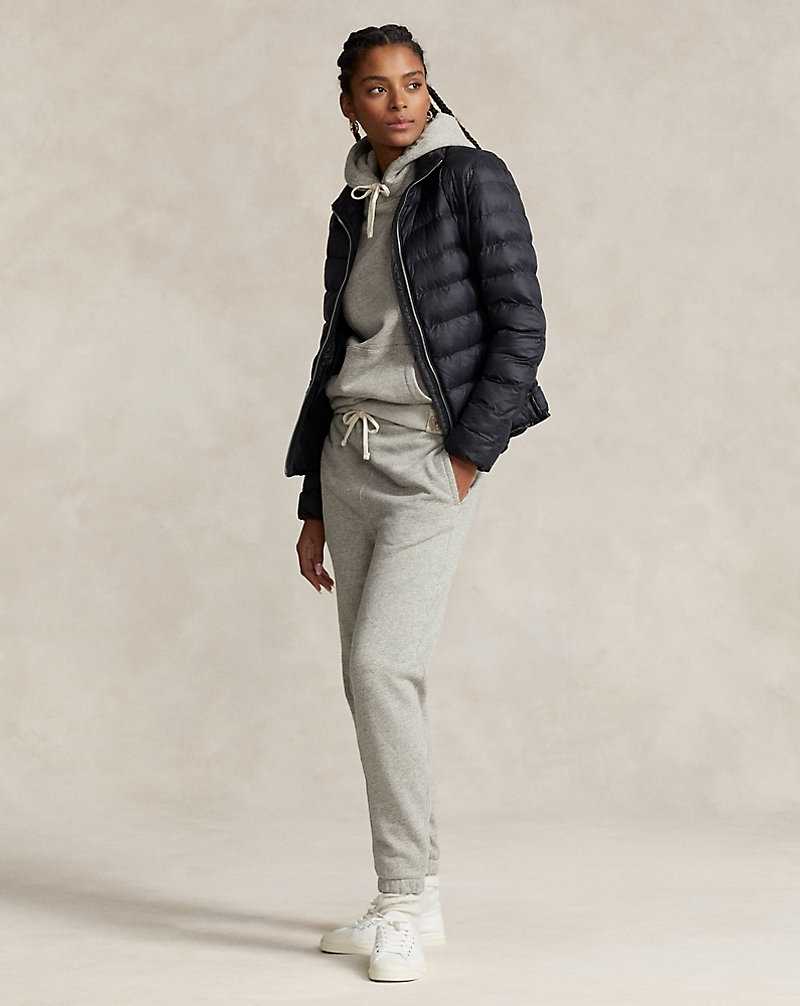Chamarras Ralph Lauren Packable Quilted Mujer Negros | EAISVMY-10 - vista 3