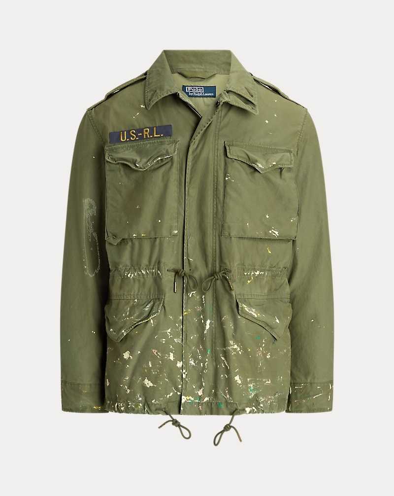 Chamarras Ralph Lauren Paint-Splatter Twill Field Hombre Garden Trail | BFEDNZK-95 - vista 2