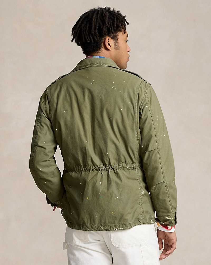 Chamarras Ralph Lauren Paint-Splatter Twill Field Hombre Garden Trail | BFEDNZK-95 - vista 4