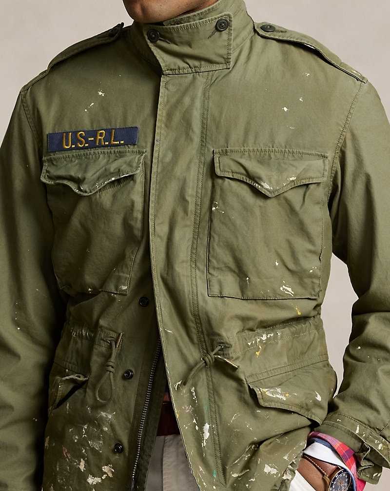 Chamarras Ralph Lauren Paint-Splatter Twill Field Hombre Garden Trail | BFEDNZK-95 - vista 5