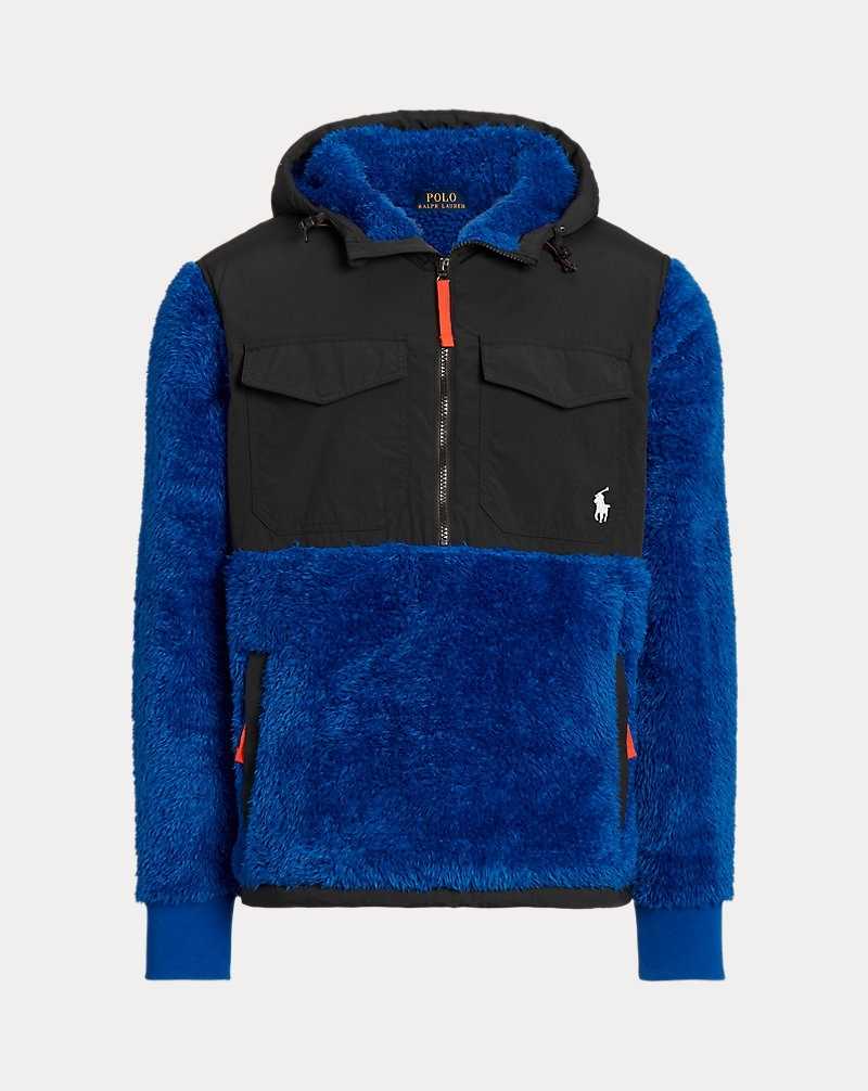 Chamarras Ralph Lauren Pile Fleece Hybrid Hombre Negros | IJVBHWR-08 - vista 2
