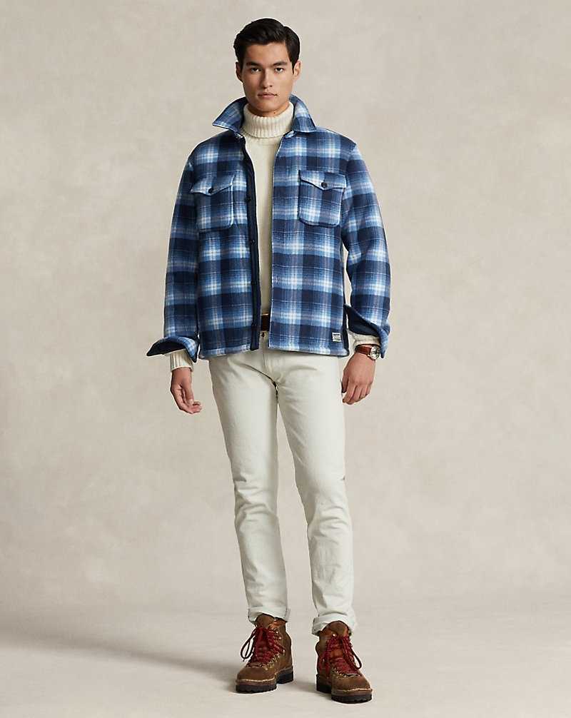 Chamarras Ralph Lauren Plaid Fleece Hombre Outdoor Ombre Plaid | OKNWJSX-95 - vista 3