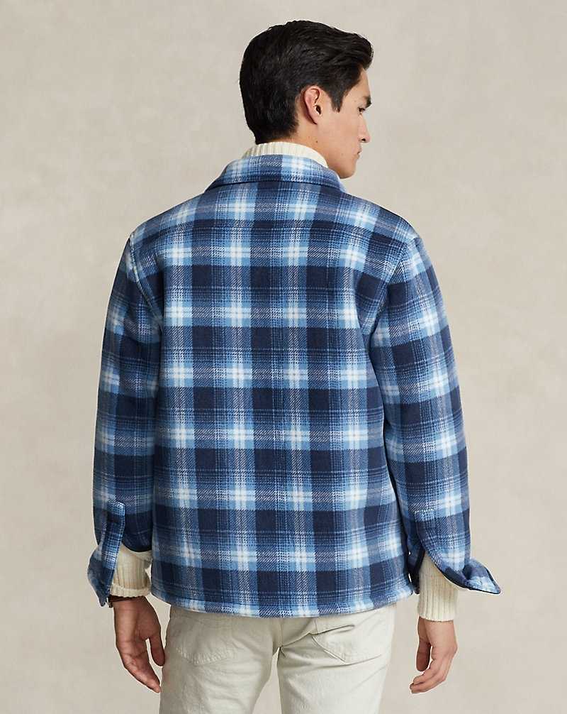 Chamarras Ralph Lauren Plaid Fleece Hombre Outdoor Ombre Plaid | OKNWJSX-95 - vista 4
