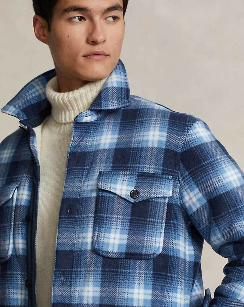 Chamarras Ralph Lauren Plaid Fleece Hombre Outdoor Ombre Plaid | OKNWJSX-95 - vista 5