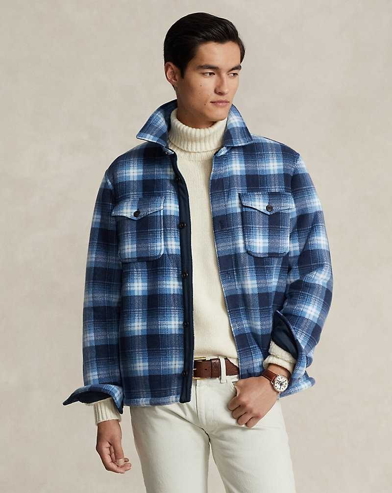 Chamarras Ralph Lauren Plaid Fleece Hombre Outdoor Ombre Plaid | OKNWJSX-95 - vista 1