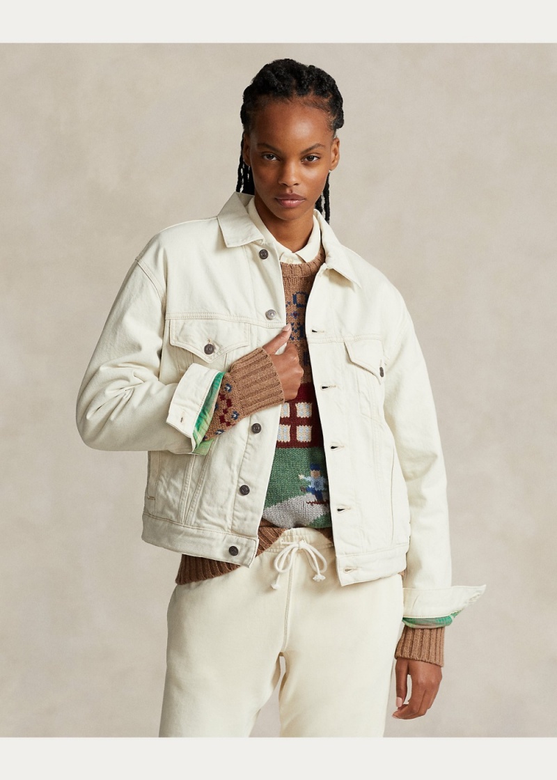Chamarras Polo x Element Denim Trucker Mujer Marrom | DOUG18523 - vista 4