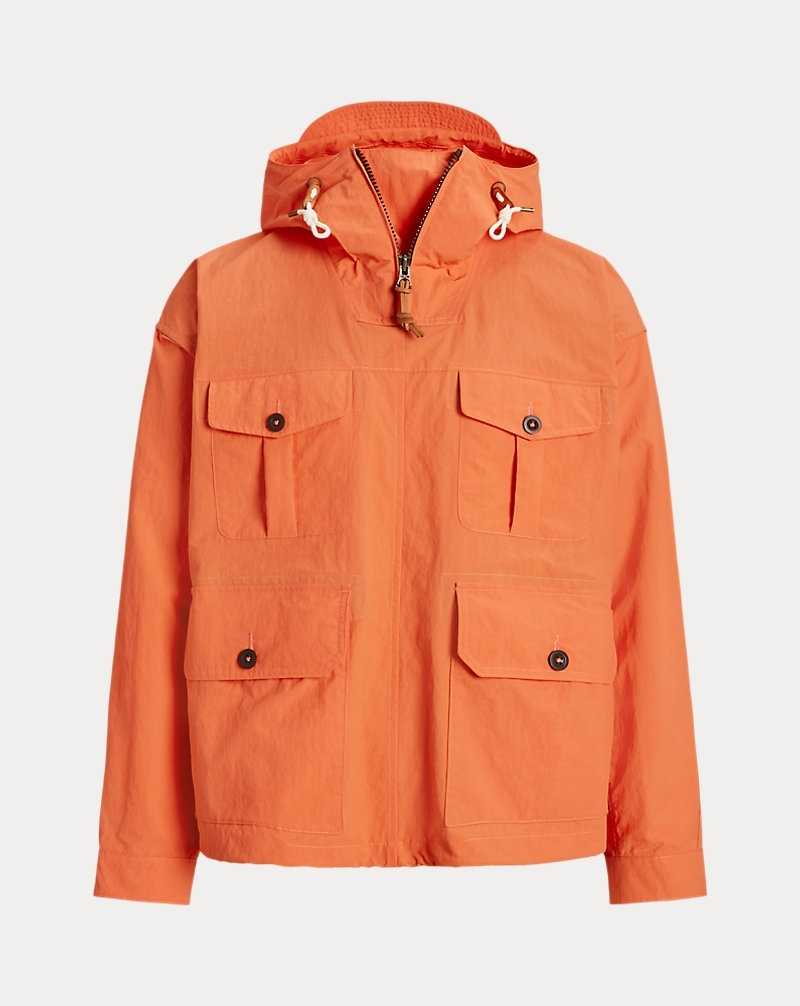Chamarras Ralph Lauren Popover Field Hombre Naranjas | GWAITOX-91 - vista 2