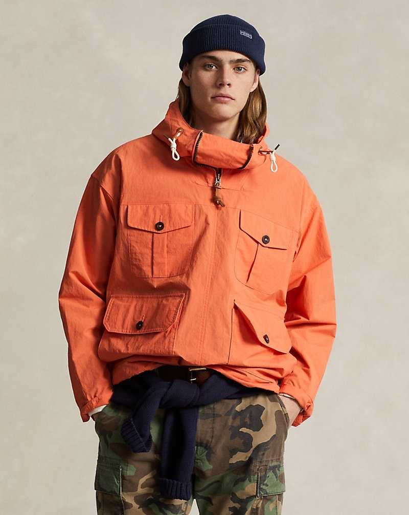 Chamarras Ralph Lauren Popover Field Hombre Naranjas | GWAITOX-91 - vista 1