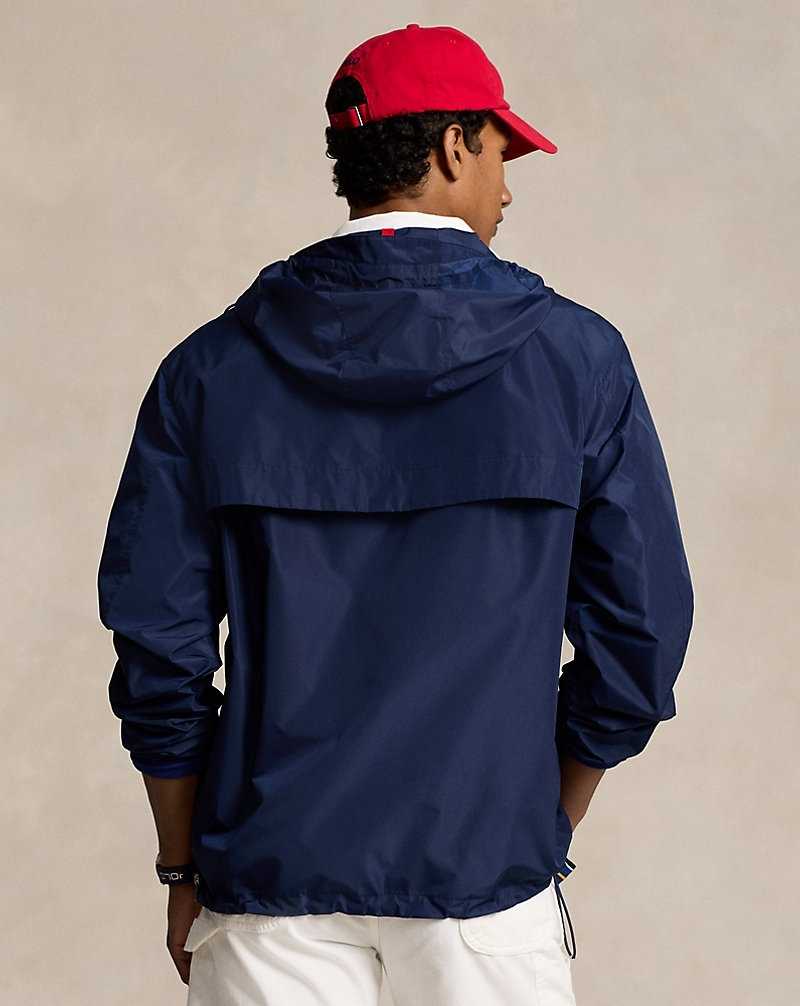 Chamarras Ralph Lauren Pullover Hooded Hombre Azul Marino | BTQHXKZ-12 - vista 4