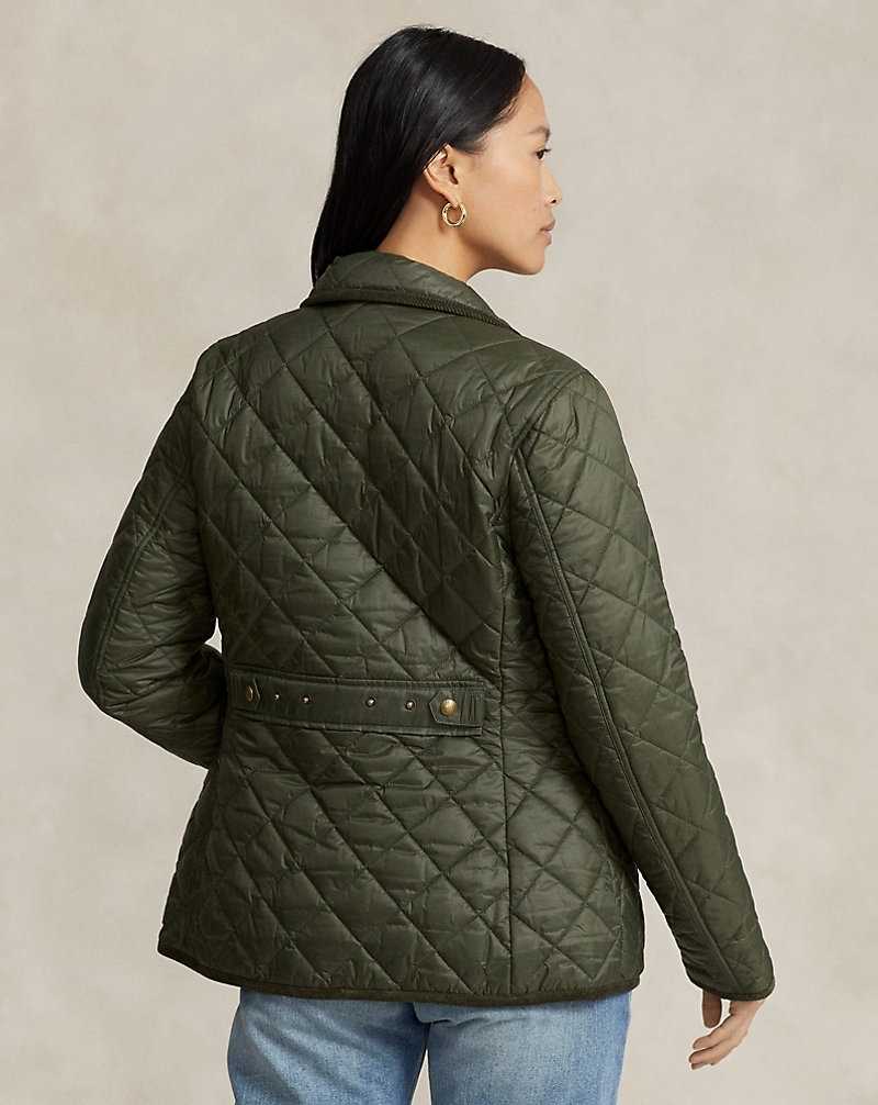 Chamarras Ralph Lauren Quilted Mujer Azules | LBNCKMI-03 - vista 4