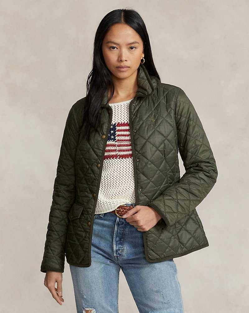 Chamarras Ralph Lauren Quilted Mujer Azules | LBNCKMI-03 - vista 1