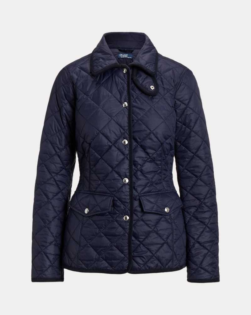 Chamarras Ralph Lauren Quilted Mujer Azul Marino | FBPQCMD-04 - vista 2