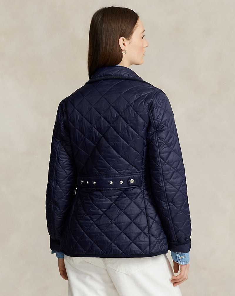 Chamarras Ralph Lauren Quilted Mujer Azul Marino | FBPQCMD-04 - vista 4