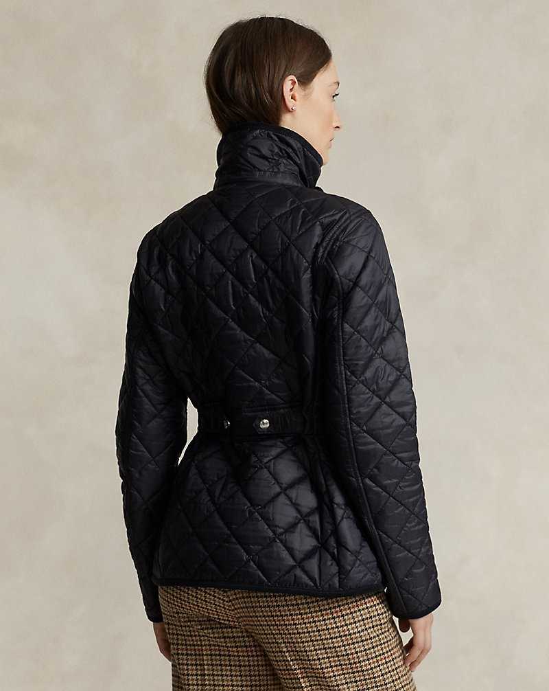 Chamarras Ralph Lauren Quilted Mujer Negros | VSPGLJN-50 - vista 4