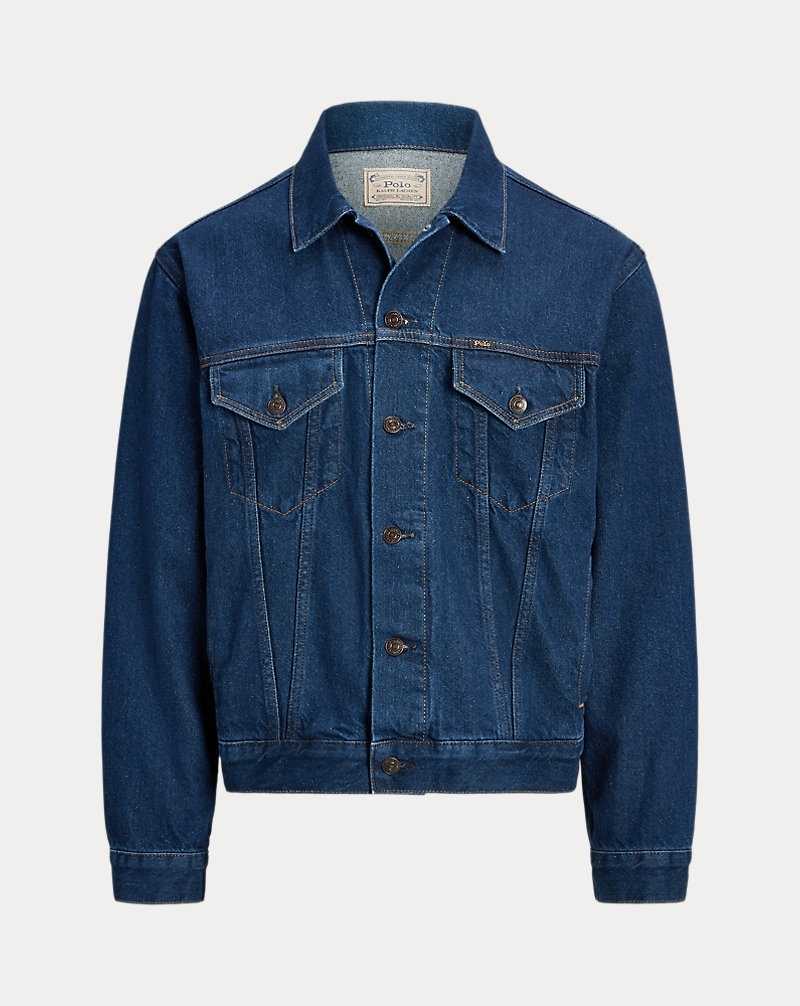 Chamarras Ralph Lauren Reclaimed Denim Trucker Hombre Azules | QWIRMFC-48 - vista 2