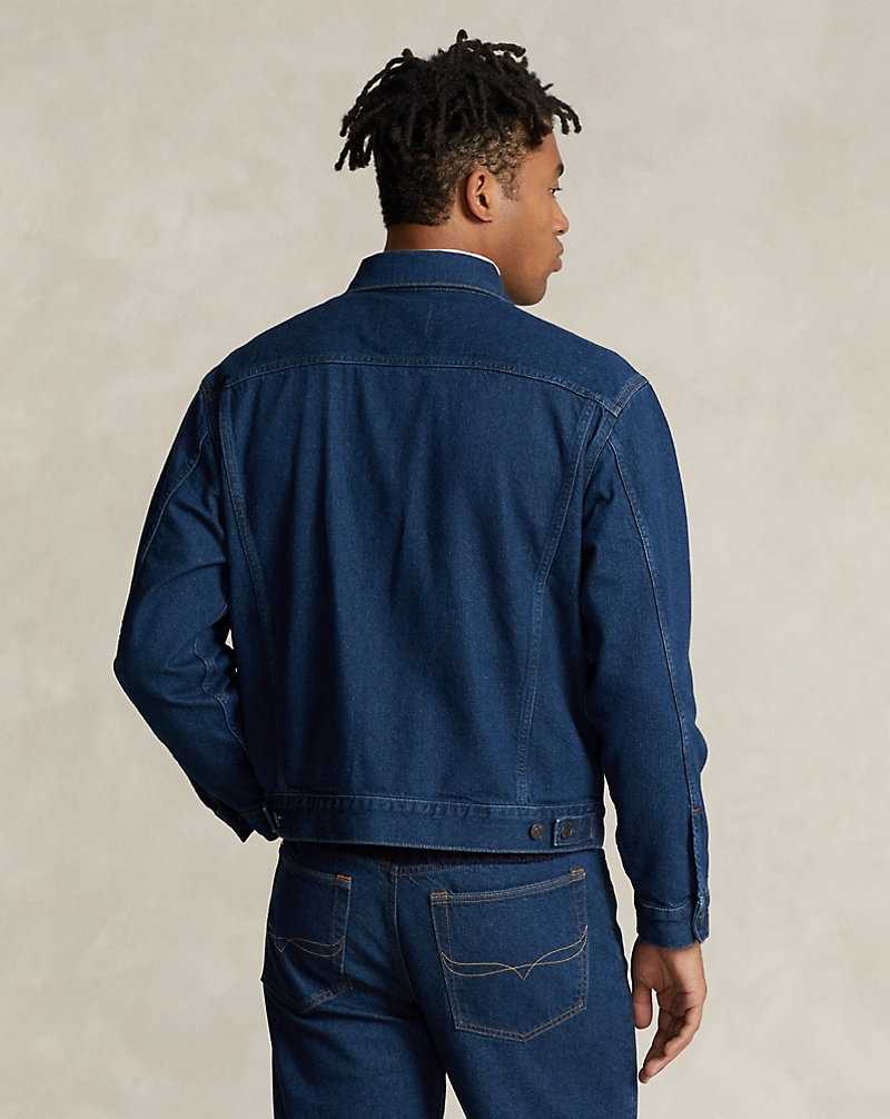 Chamarras Ralph Lauren Reclaimed Denim Trucker Hombre Azules | QWIRMFC-48 - vista 4
