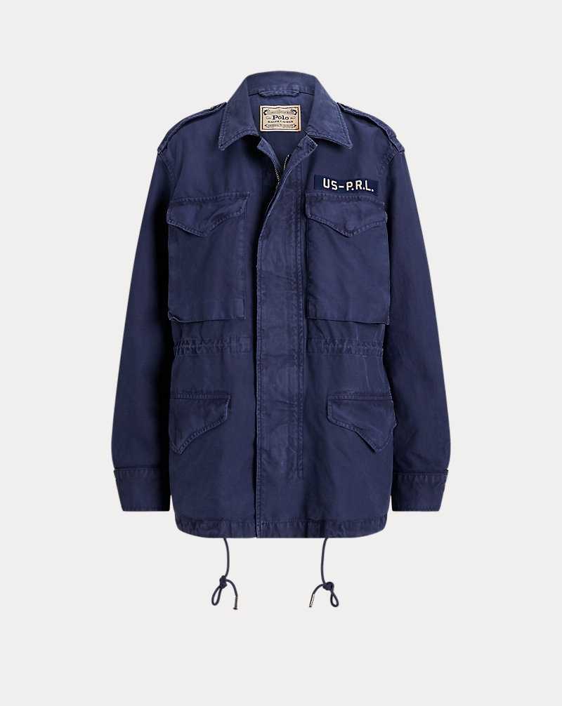 Chamarras Ralph Lauren Relaxed Fit Surplus Broken-Twill Mujer Azul Marino | CGUNQMJ-19 - vista 2