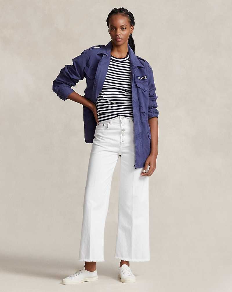 Chamarras Ralph Lauren Relaxed Fit Surplus Broken-Twill Mujer Azul Marino | CGUNQMJ-19 - vista 3