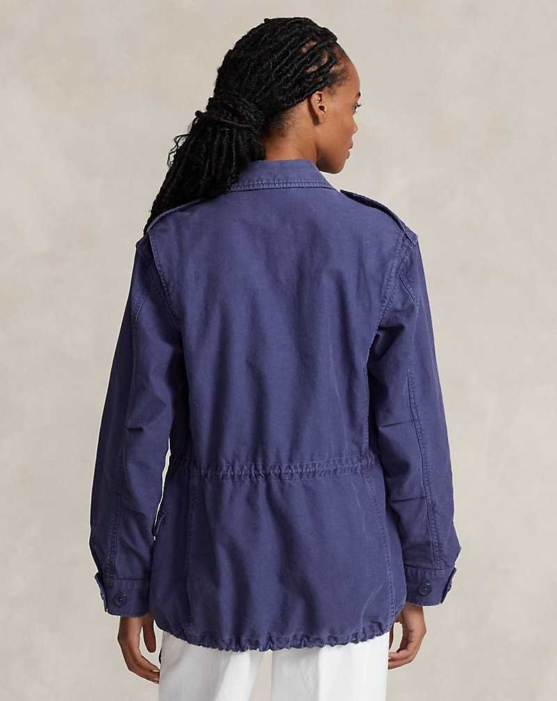 Chamarras Ralph Lauren Relaxed Fit Surplus Broken-Twill Mujer Azul Marino | CGUNQMJ-19 - vista 4