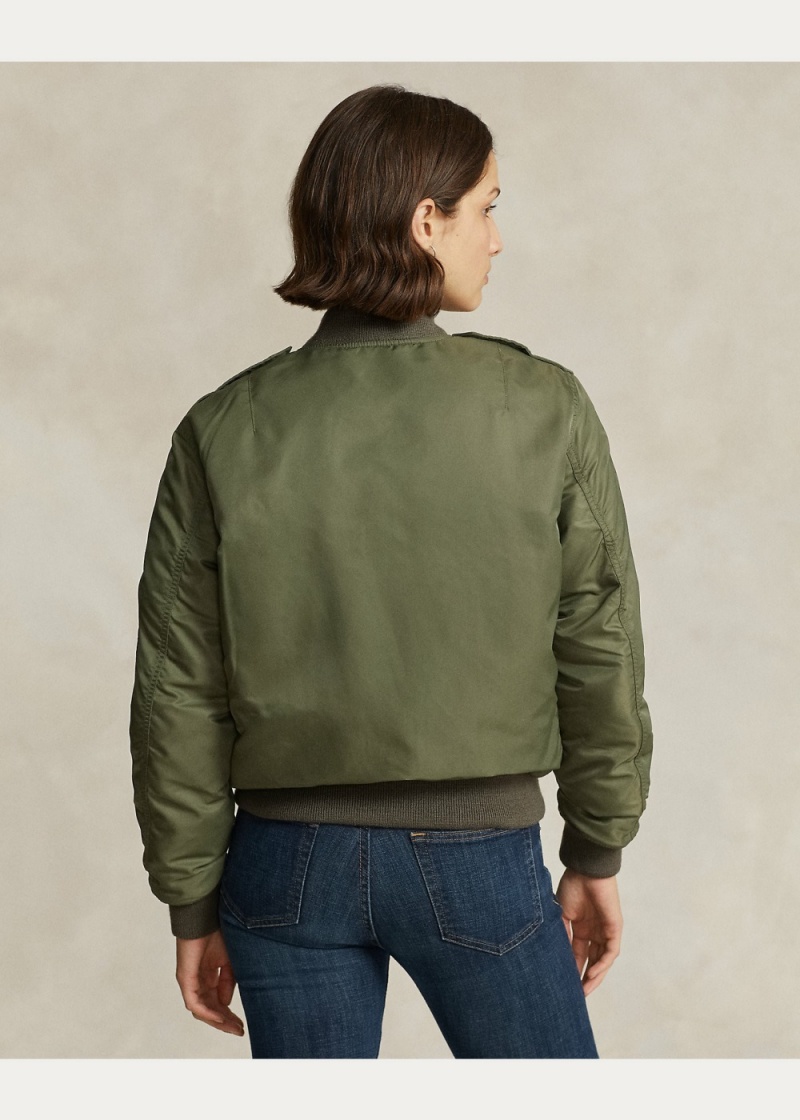 Chamarras Reversible Down Bomber Mujer Marrom | JCRN08756 - vista 6