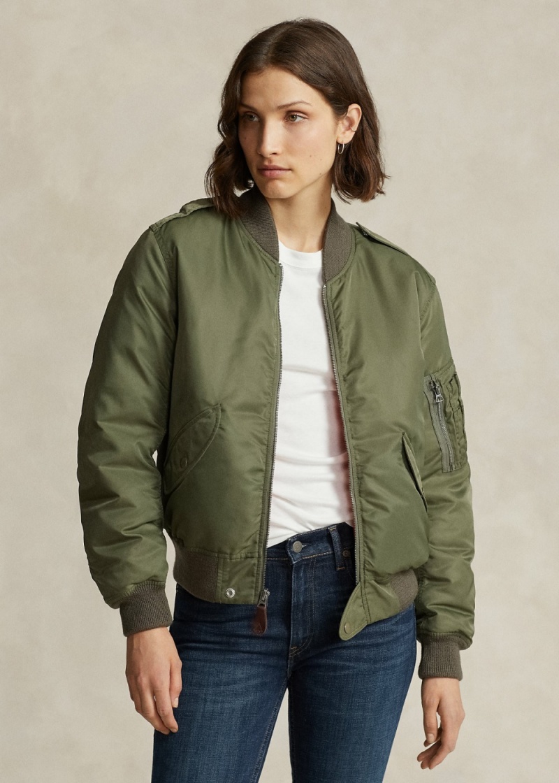 Chamarras Reversible Down Bomber Mujer Marrom | JCRN08756 - vista 1