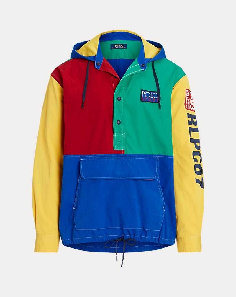 Chamarras Ralph Lauren Sport Hooded Popover Hombre Multi Pieced | IRLNAPV-09 - vista 2