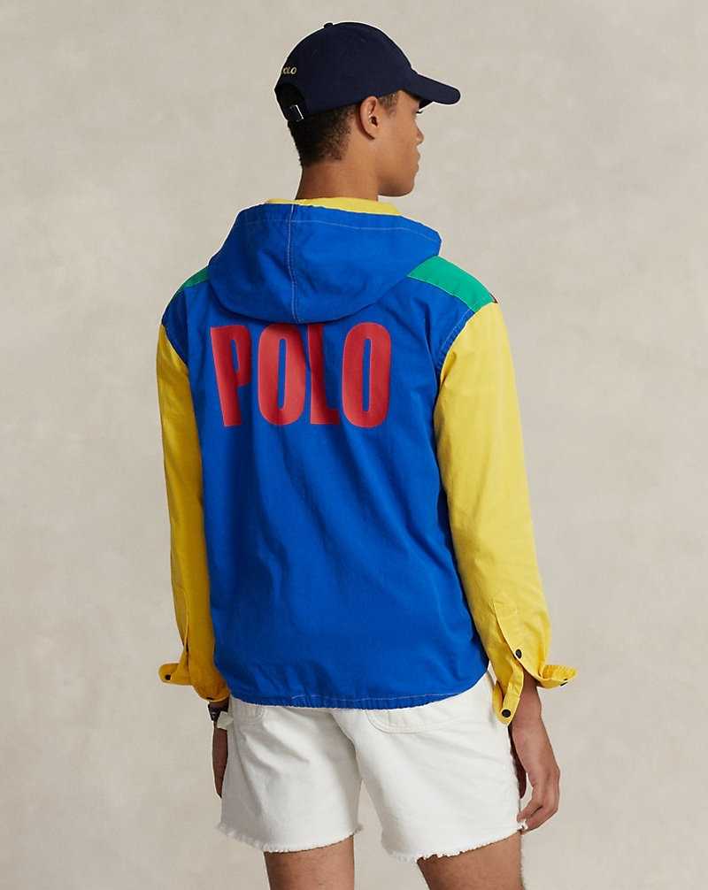 Chamarras Ralph Lauren Sport Hooded Popover Hombre Multi Pieced | IRLNAPV-09 - vista 4