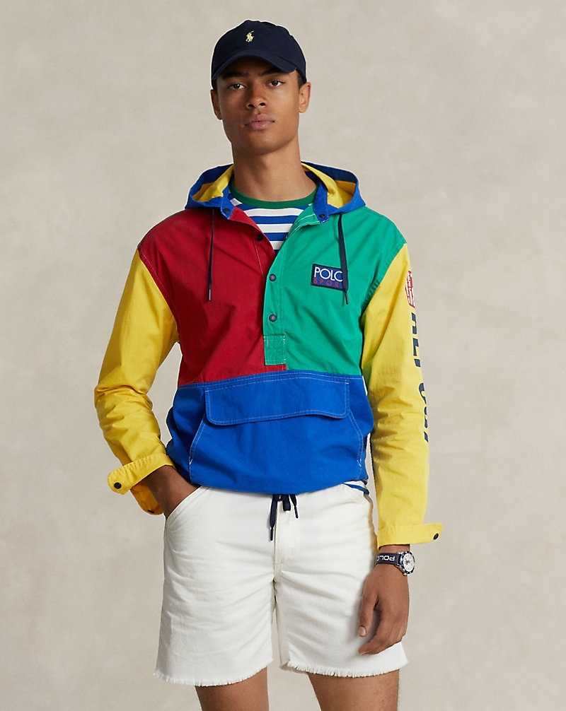Chamarras Ralph Lauren Sport Hooded Popover Hombre Multi Pieced | IRLNAPV-09 - vista 1