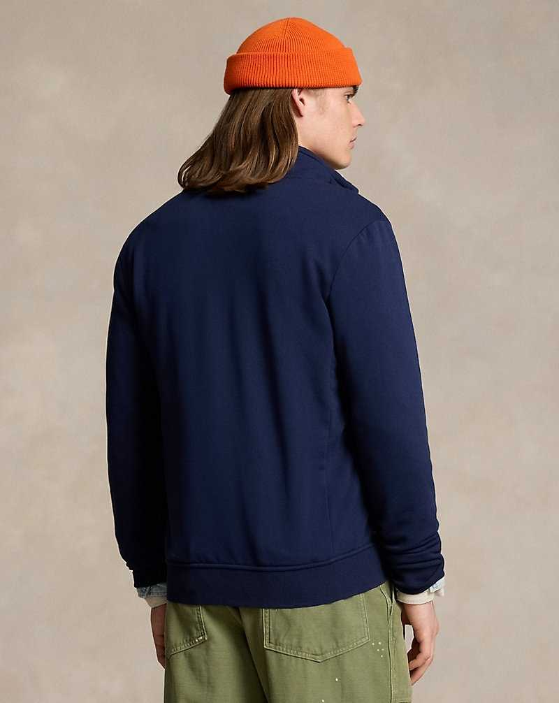 Chamarras Ralph Lauren Stretch Fleece Mockneck Hombre Azul Marino | VQGMLPN-50 - vista 4