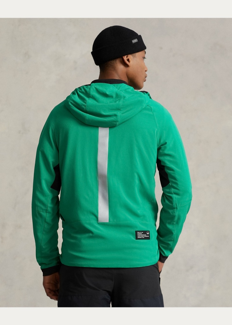 Chamarras Stretch Ripstop Encapuchado Hombre Verdes | ILTW26109 - vista 3