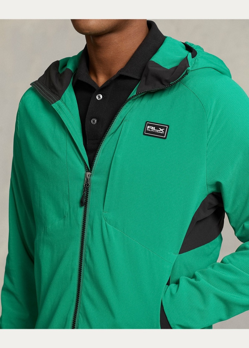 Chamarras Stretch Ripstop Encapuchado Hombre Verdes | ILTW26109 - vista 4