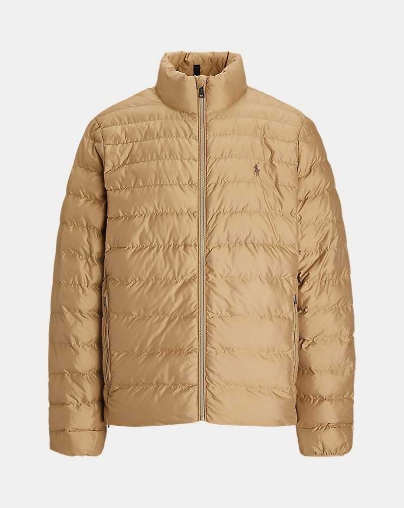 Chamarras Ralph Lauren The Beaton Packable Glossed Hombre Kaki | YDENRIF-36 - vista 2