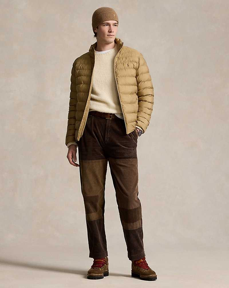 Chamarras Ralph Lauren The Beaton Packable Glossed Hombre Kaki | YDENRIF-36 - vista 3