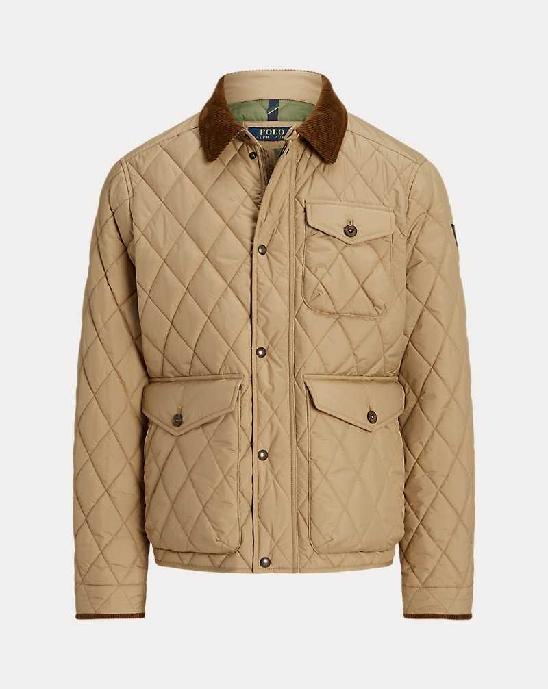 Chamarras Ralph Lauren The Beaton Quilted Hombre Kaki | LPNCYAK-73 - vista 2
