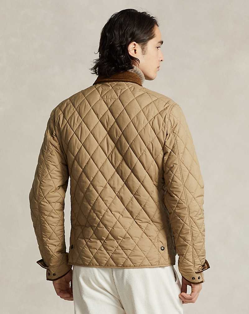 Chamarras Ralph Lauren The Beaton Quilted Hombre Kaki | LPNCYAK-73 - vista 4
