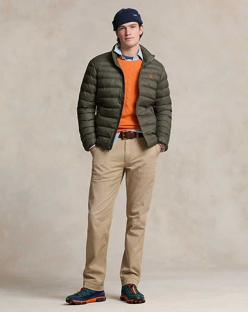 Chamarras Ralph Lauren The Colden Packable Hombre Azules | LOQYRME-76 - vista 3
