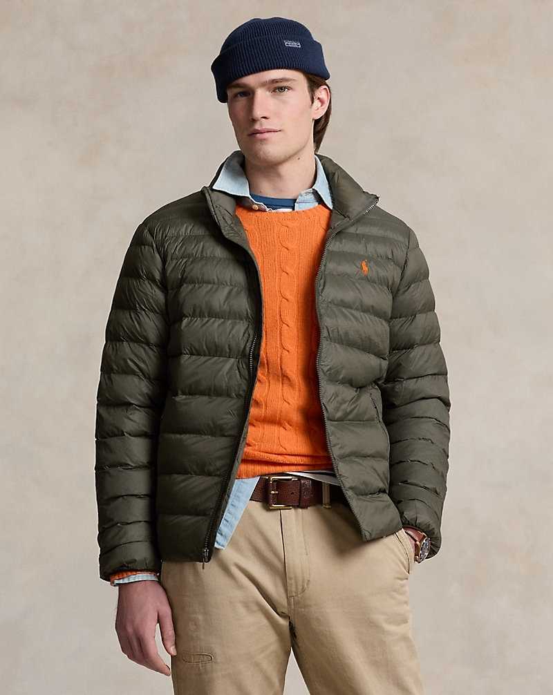 Chamarras Ralph Lauren The Colden Packable Hombre Azules | LOQYRME-76 - vista 1
