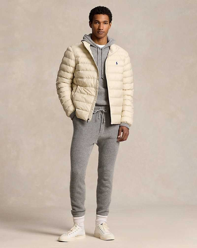Chamarras Ralph Lauren The Colden Packable Hombre Basic Sand | ZEAOMSV-86 - vista 3
