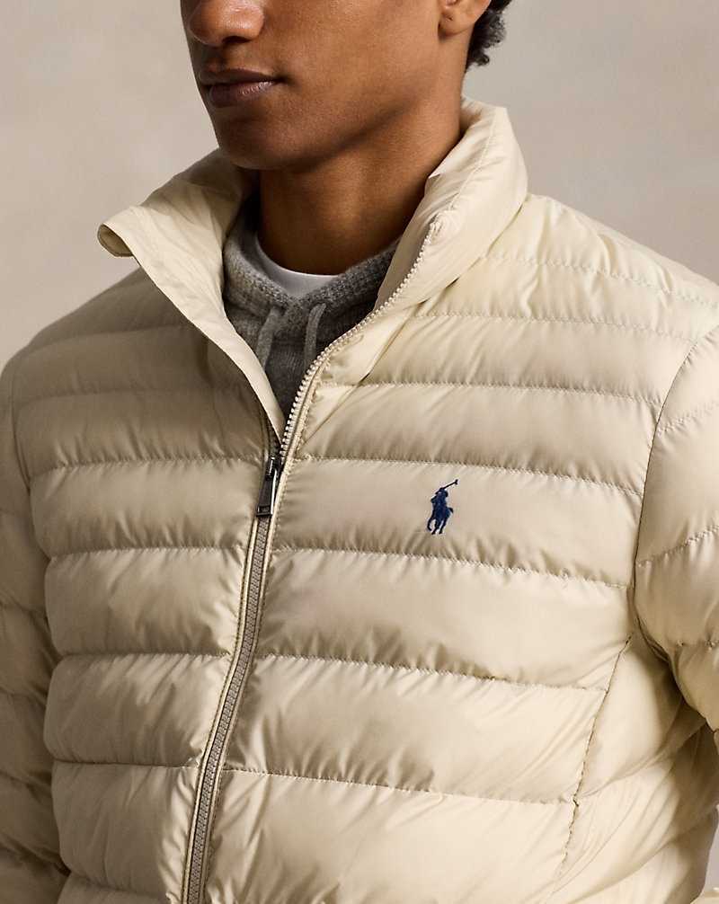 Chamarras Ralph Lauren The Colden Packable Hombre Basic Sand | ZEAOMSV-86 - vista 5