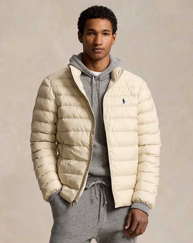 Chamarras Ralph Lauren The Colden Packable Hombre Basic Sand | ZEAOMSV-86 - vista 1
