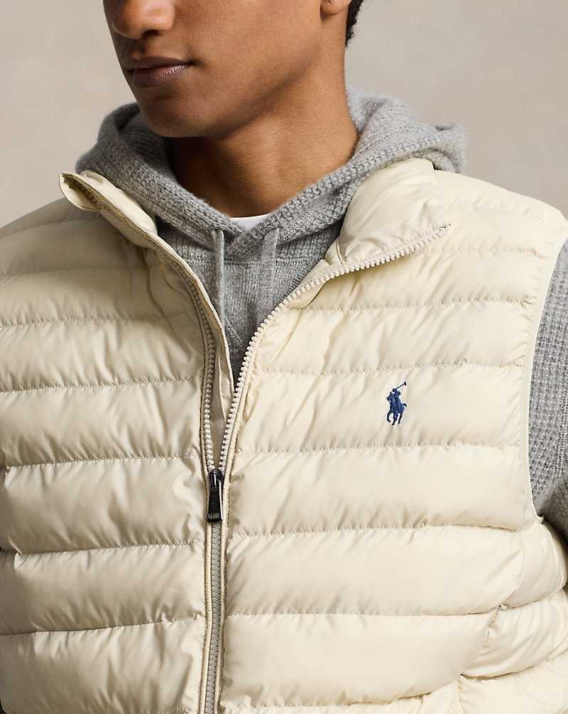 Chamarras Ralph Lauren The Colden Packable Gilet Hombre Basic Sand | MFZRNTP-16 - vista 5