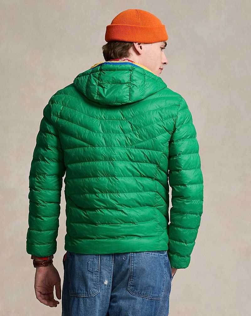 Chamarras Ralph Lauren The Colden Packable Hombre Verdes | JTAXZIR-72 - vista 4