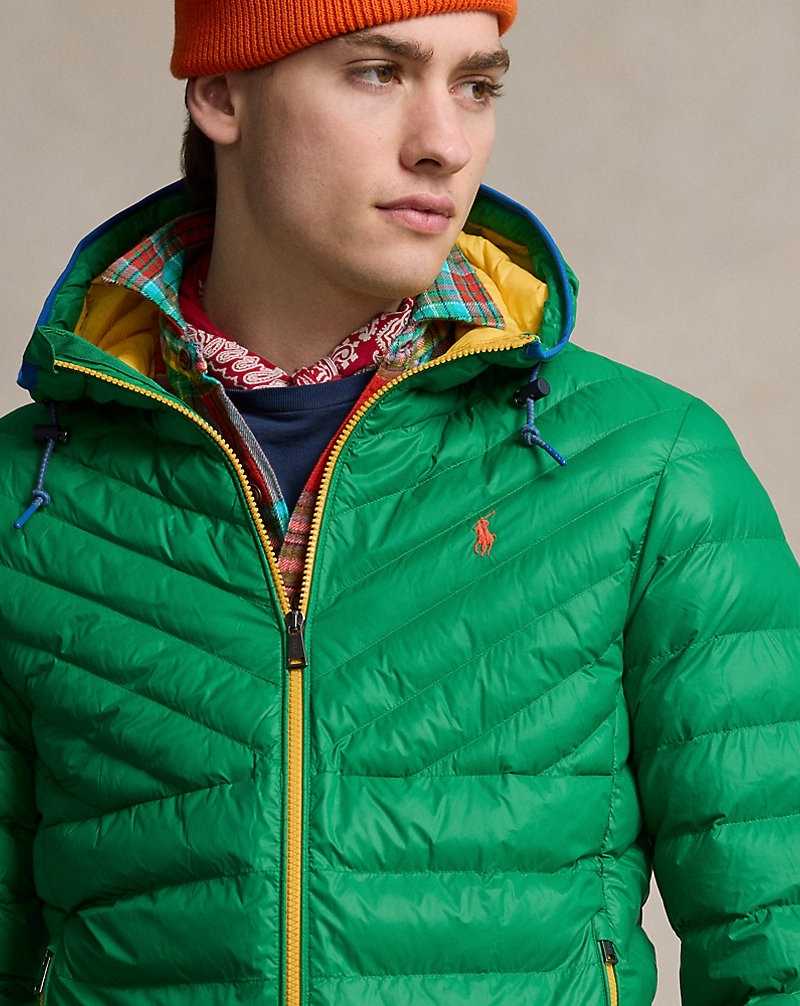 Chamarras Ralph Lauren The Colden Packable Hombre Verdes | JTAXZIR-72 - vista 5